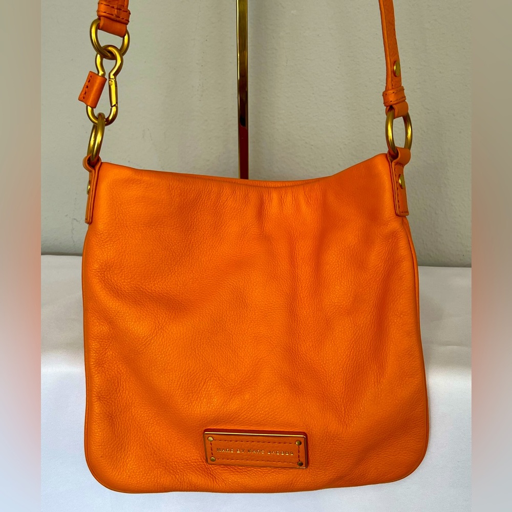 Marc Jacobs Orange Leather Crossbody